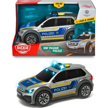 DICKIE TOYS Volkswagen Vw Tiguan R-Line Light And Sound, Car, Police, In 203714013 038 4006333058196