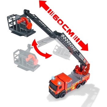 DICKIE TOYS City Fire Ladder Truck - Διεθνής Έκδοση 203714023 038 4006333087851