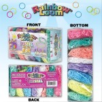 Rainbow Loom Treasure Box Pastel Edition, 8,000 Rubber Bands In 8 Different Pastel Colors, And A Bonus Of 2 Happy Looms, Great A