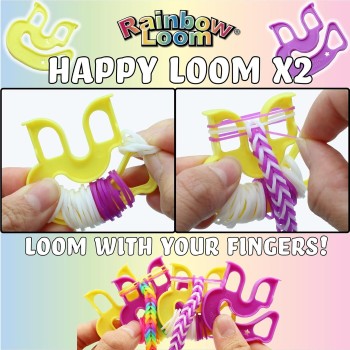 Rainbow Loom Treasure Box Pastel Edition, 8,000 Rubber Bands In 8 Different Pastel Colors, And A Bonus Of 2 Happy Looms, Great A