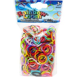 Rainbow Loom Λαστιχάκια Solid Rubber Bands-Mix B0002 851566005011