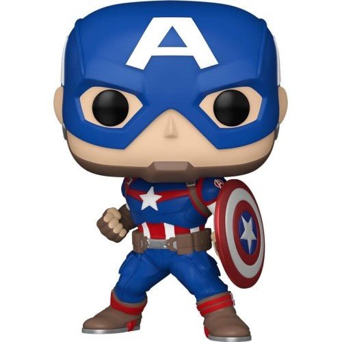 Funko Marvel Avengers Pop!  Marvel Nc - Captain America - Marvel Comics - Συλλεκτικό Βινύλιο 096148 889698824972