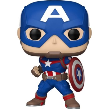 Funko Marvel Avengers Pop!  Marvel Nc - Captain America - Marvel Comics - Συλλεκτικό Βινύλιο 096148 889698824972