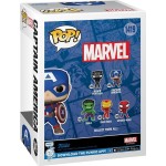 Funko Marvel Avengers Pop! Marvel Nc - Captain America - Marvel Comics - Collectable Vinyl 096148 889698824972