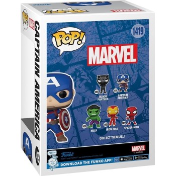 Funko Marvel Avengers Pop! Marvel Nc - Captain America - Marvel Comics - Collectable Vinyl 096148 889698824972