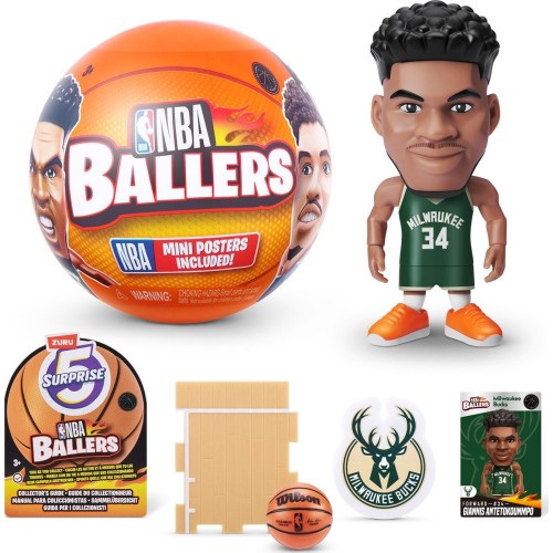 ZURU Miniature Collectible Game 5 Surprise Season 1 nba Ballers Piece 3+ Years 31391 4894680030084