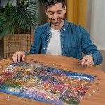 Ravensburger Παζλ 1000 Τεμ. Αμστερνταμ - Ηλιοβασίλεμα Άμστερνταμ - Για Ενήλικες Και Παιδιά Από 14 Ετών 12000884 4005555008842