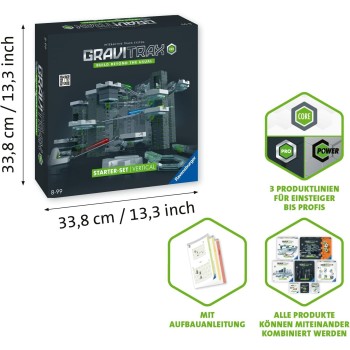 Ravensburger Gravitrax Pro Starter Set Vertical 22426 - The Starter Set Of The PRO Line For Your Ball Track - Marble Railway And