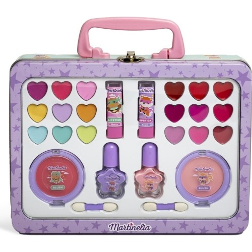 martinelia My  Friends Complete Beauty Case Μεταλλική Βαλίτσα Μακιγιάζ  LM-12038 8436609398521