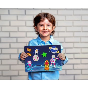 ΨΥΧΟΓΙΟΣ Foil Fun: Στο Διάστημα!-Skillmatics 30743 5213005519339