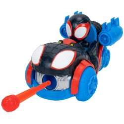 Jazwares Spiderman Spidey & His Amazing Friends Spin Web Dart Zoomers Όχημα 12,5Cm Με Φιγούρα Εκτοξευτής Ιστού JWS00287 19172672