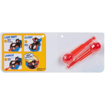 Jazwares Spiderman Spidey & His Amazing Friends Spin Web Dart Zoomers Όχημα 12,5Cm Με Φιγούρα Εκτοξευτής Ιστού JWS00287 19172672