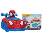 Jazwares Spiderman Spidey & His Amazing Friends -Spidey Web Dart Zoomers Όχημα 12,5Cm Με Φιγούρα Εκτοξευτής Ιστού JWS00287 19172