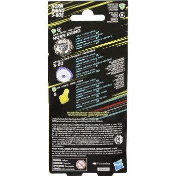 Hasbro Beyblade X Horn Rhino 3-80S Σβούρα Battling F9590 / G0192 5010996256997