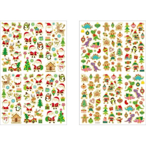 Christakopoulos Christmas Stickers Glossy 2 Pcs. 35x20cm. 5766 5212054700606