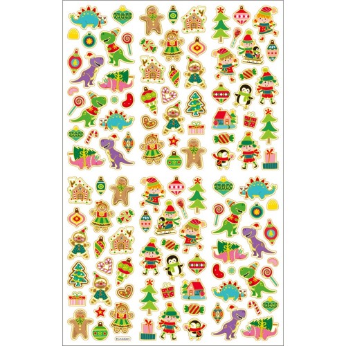 Christakopoulos Christmas Stickers Glossy 2 Pcs. 35x20cm. 5766 5212054700606