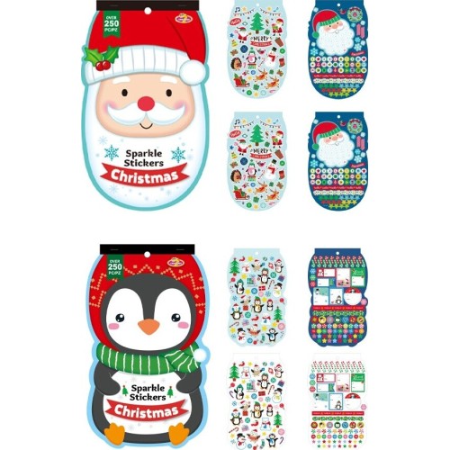 Christakopoulos Christmas Booklet Stickers 24x15cm. 5772 5212054700644
