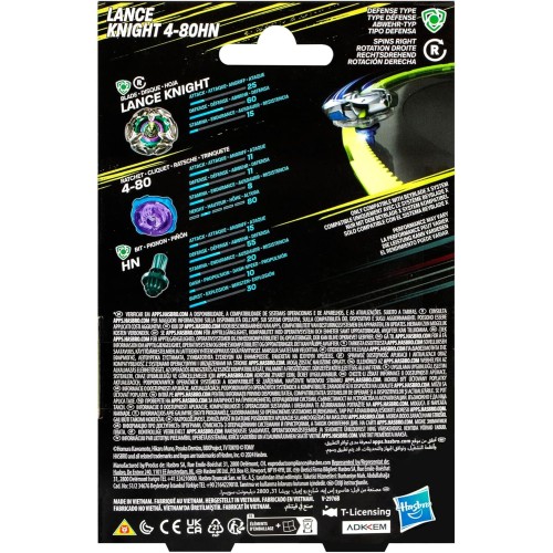 Hasbro Beyblade X Lance Knight 4-80Hn Starter Pack Roundabout And Starter G0175 / G0184 5010996264671