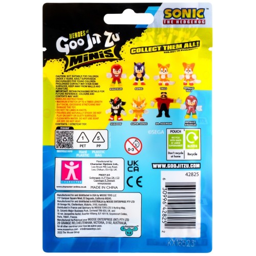 Giochi Preziosi Sonic The Hedgehog Goo Jit Zu  Sonic - 1 Τμχ GJN01000 8056379152620