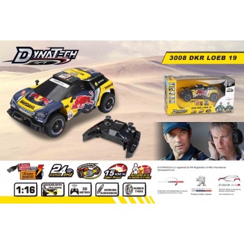 Dynatech RC - Rally Official Dakar 1:16 | Peugeot 3008 Dakar Leob 19 10462GB 6951111800383
