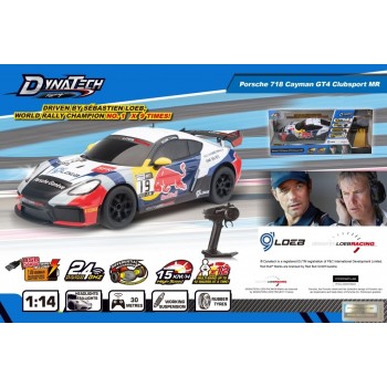 Dynatech RC - Club Sport Official 1:14 | Porsche 718 Cayman GT4 Club Sport MR 10479B 6951111800390