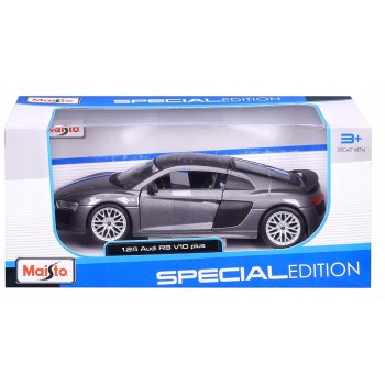 Maisto 1:24 Special Edition Νew Audi R8 V10 Plus Grey 31513 090159000525