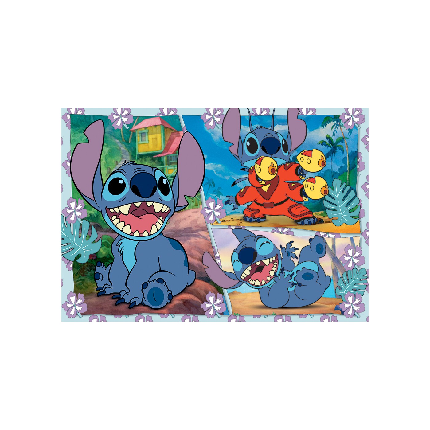 Clementoni Children's Puzzle Maxi Super Color Disney Stitch 104 pcs ...