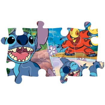 Clementoni Children's Puzzle Maxi Super Color Disney Stitch 104 pcs 1210-23776 8005125237760