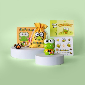 COMANSI Μινιατούρες Hello Kitty And Friends 5Cm - Kerokerokeroppi Y90432 COM90420 8412906904320
