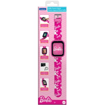 Lexibook Barbie Kids Smartwatch With 8GB Memory Card Selfie Camera, Selfie Ψηφιακή Κάμερα-Ρολόι DMW070BB 3380743105642