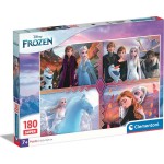 Clementoni Παιδικό Παζλ Supercolor Disney Frozen 180 Τμχ 1210-29786 8005125297863