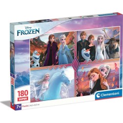 Clementoni Παιδικό Παζλ Supercolor Disney Frozen 180 Τμχ 1210-29786 8005125297863