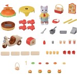Epoch Sylvanian Families - 5757 Hamburger  - Dollhouse Playsets Σετ Παιχνιδιού Χάμπουργκερ - Κουκλόσπιτο 5757 5054131057575