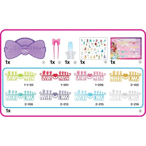 Epoch Aquabeads Nail  - 35071 Disney Princess Nail Designer Kit 35071 5054131350713