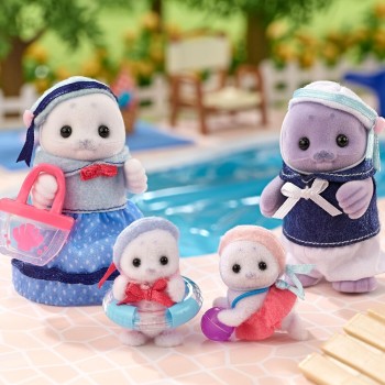 Epoch Sylvanian Families - 5759 Seal Family  - Dollhouse Playsets 5759 5054131057599