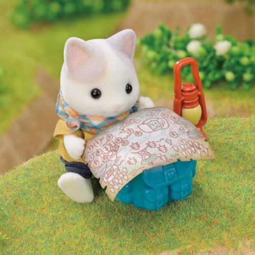 Epoch Sylvanian Families - 5763 Exciting Exploration Set -Latte Cat Brother And Baby Σετ Εξερεύνησης 5763 5054131057636