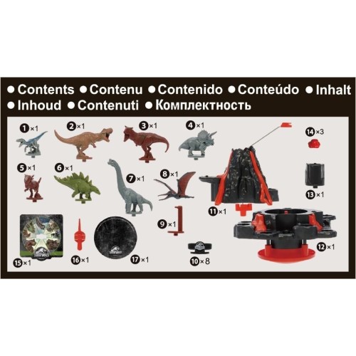 Epoch 7509 Jurassic World Shaky Volcano - Παιχνίδι Δράσης 7509 5054131075098