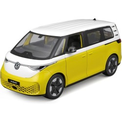 Maisto VW Id.buzz 2023: Μοντέλο Αυτοκινήτου σε Κλίμακα 1:25, Πορτμπαγκάζ και Πόρτες Κινητά, Λευκό-κίτρινο 532914y 32914 09015932