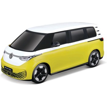 Maisto VW Id.buzz 2023: Μοντέλο Αυτοκινήτου σε Κλίμακα 1:25, Πορτμπαγκάζ και Πόρτες Κινητά, Λευκό-κίτρινο 532914y 32914 09015932