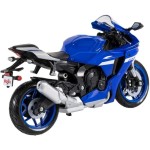 Maisto 1:12 Scale Model Compatible With Yamaha Replica Miniature Model Sportbike Model YZF R1 2021 Blue 31463 090159314639