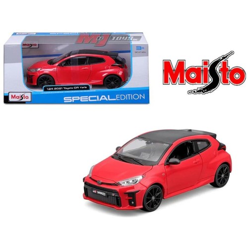 Maisto Special Edition 1:24 Toyota Yaris 2021 Red 48/32909 RD 090159067528