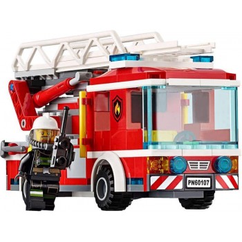 LEGO City Fire Πυροσβεστικό Φορτηγό Με Σκάλα 60107 5702015591768
