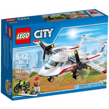 LEGO City Great Vehicles Ambulance Plane Αεροπλάνο Ασθενοφόρο 60116 5702015594776