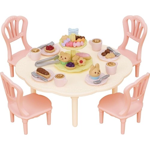 Epoch Sylvanian Families Sweets Party Set Σετ Πάρτι Με Γλυκά - Σετ Παιχνιδιού Κουκλόσπιτου 5742 5054131057421