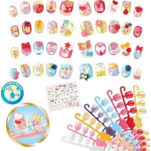 Epoch Aquabeads Nail - Hearts And Ribbons Nail Refill Kit 35059 5054131350591