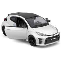 Maisto Toyota GR Yaris 2021: Model Car In Scale 1:24, Doors Movable, White 532909 48/32909 WT 090159329091