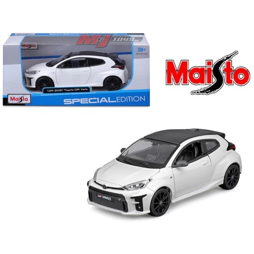 Maisto Special Edition 1:24 Toyota Yaris 2021 Μοντέλο Αυτοκινήτου Σε Κλίμακα 1:24 Λευκό 48/32909 WT 090159329091