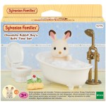 Epoch The Sylvanian Families Sunny Rabbit Boy's Bath Time Set 5779 5054131057797