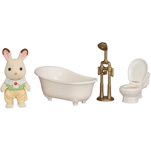 Epoch The Sylvanian Families Sunny Rabbit Boy's Bath Time Set 5779 5054131057797