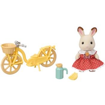 Epoch The Sylvanian Families Chocolate Rabbit Girl's Cycling Ride 5777 5054131057773